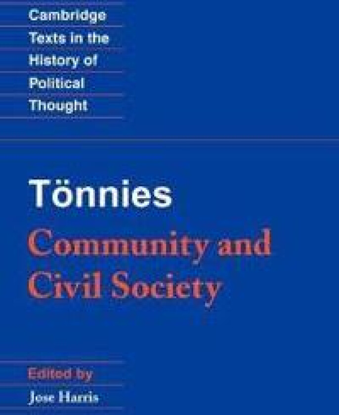 Tönnies: Community and Civil Society