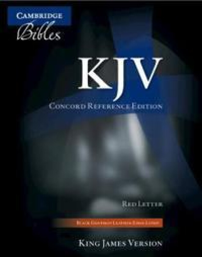 KJV Concord Reference Bible, Black Edge-lined Goatskin Leather, Red-letter Text KJ566:XRE Black Goatskin Leather RCD266