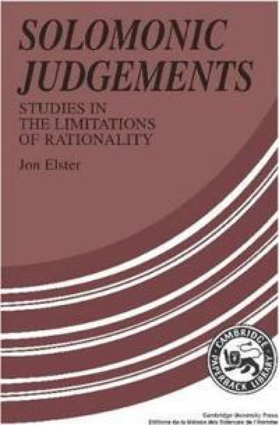 Solomonic Judgements