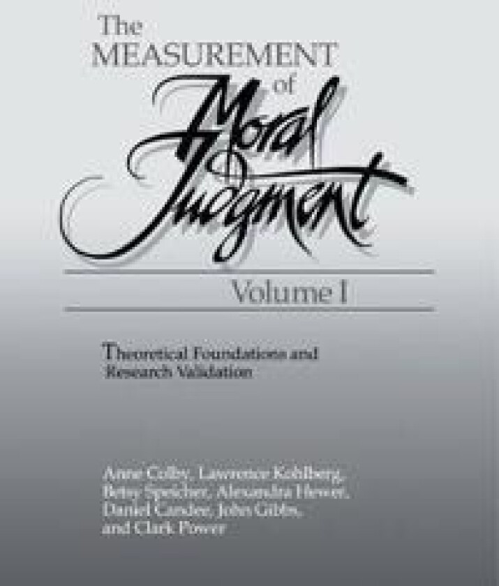 The Measurement of Moral Judgment