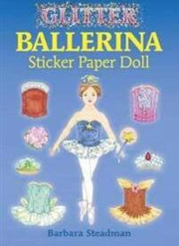 Glitter Ballerina Sticker Paper Doll