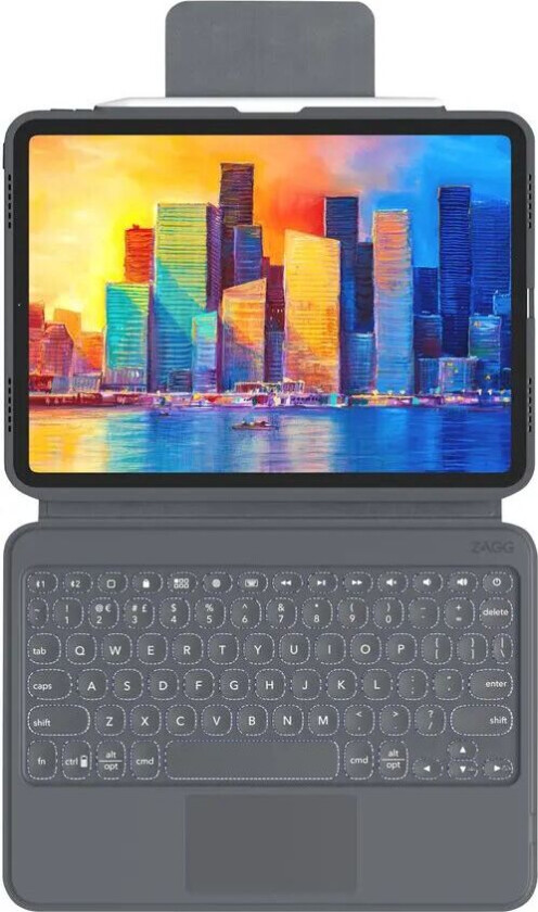 Zagg Keyboard Pro Keys With Trackpad Ipad Air 10.9" (4th Gen), Ipad Air 10.9" (5th Gen), Ipad Pro 11" (1st Gen), Ipad Pro 11" (2nd Gen), Ipad Pro 11" (3rd Gen), Ipad Pro 11" (4th Gen) Nordisk