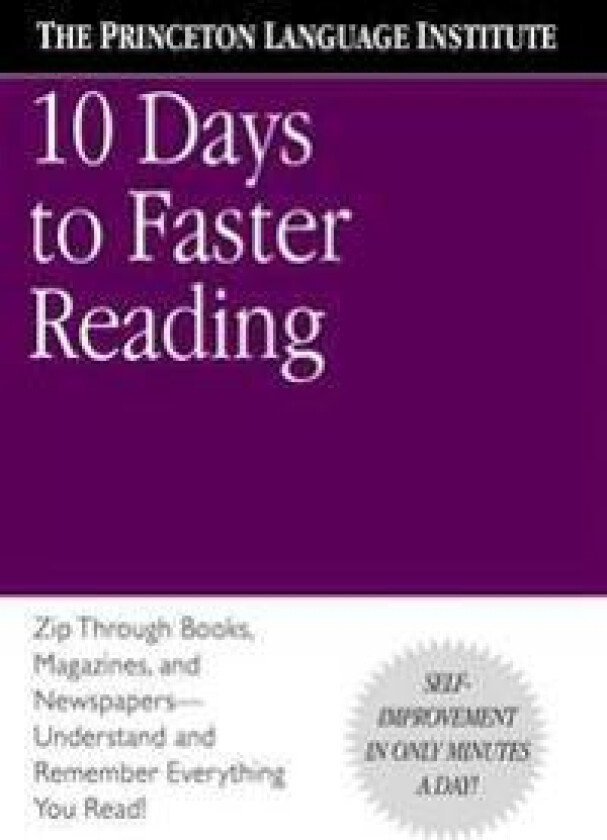 10 Days to Faster Reading