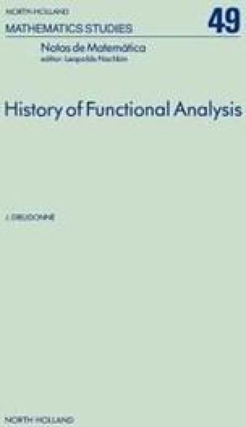 History of Functional Analysis