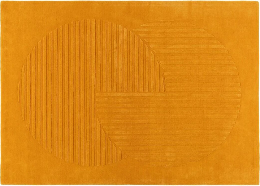 Levels ullteppe circles gul 200 x 300 cm