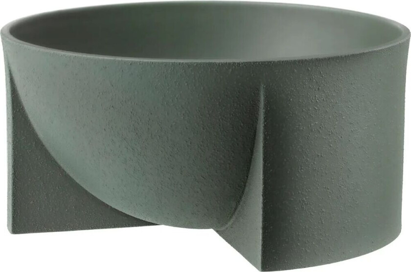 iittala Kuru keramikskål 12x24 cm mosegrønn