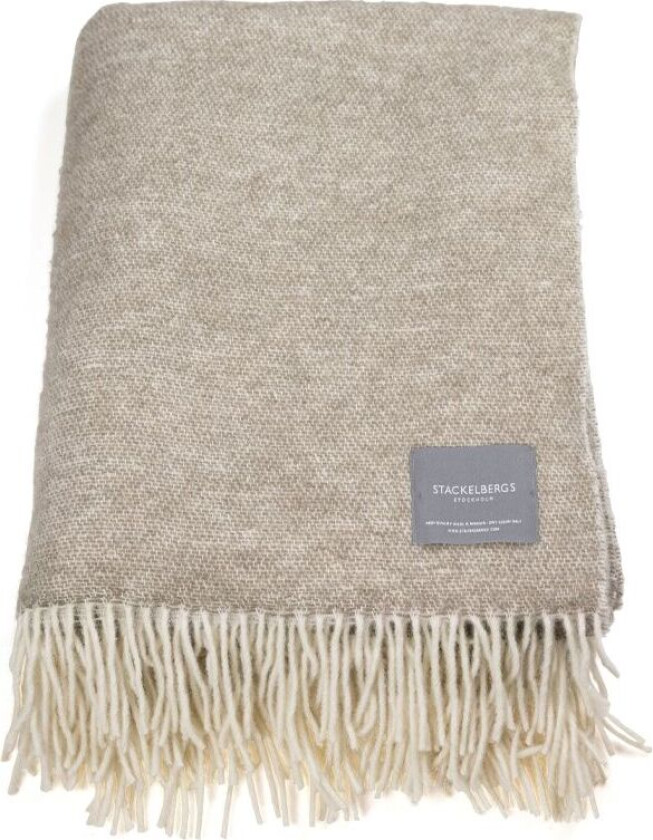Wool pledd Beige & off-white