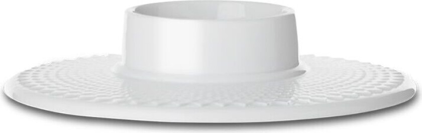 Rhombe kubbelysestake hvit