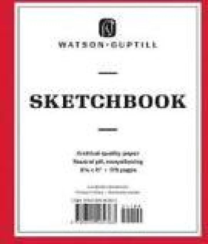 Large Sketchbook (Ruby Red)