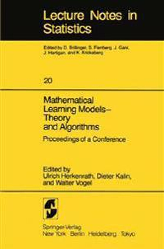 Mathematical Learning Models — Theory and Algorithms