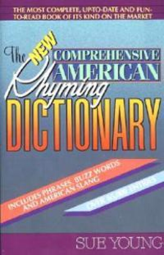 The New Comprehensive American Rhyming Dictionary