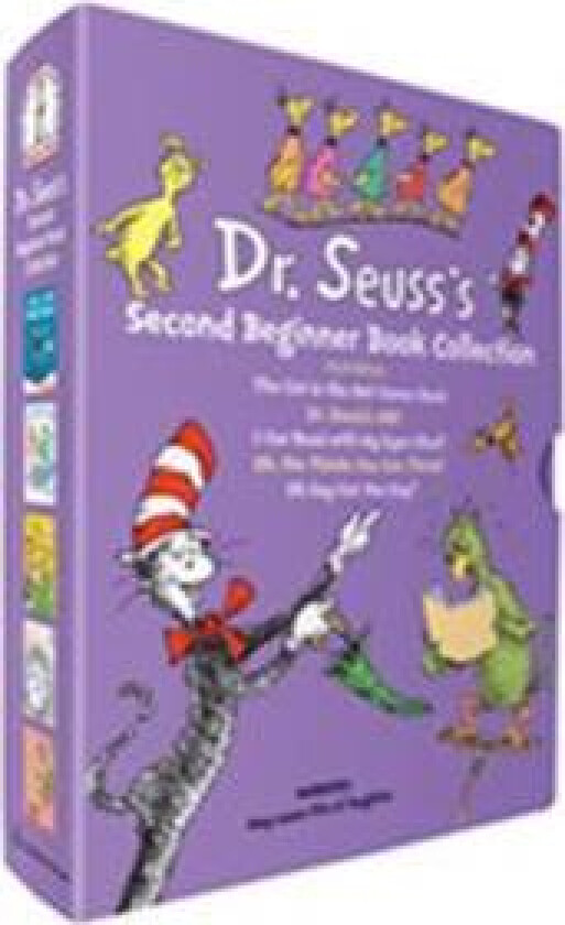 Dr. Seuss's Second Beginner Book Boxed Set Collection: The Cat in the Hat Comes Back; Dr. Seuss's Abc; I Can Read with My Eyes Shut!; Oh, the Thinks Y