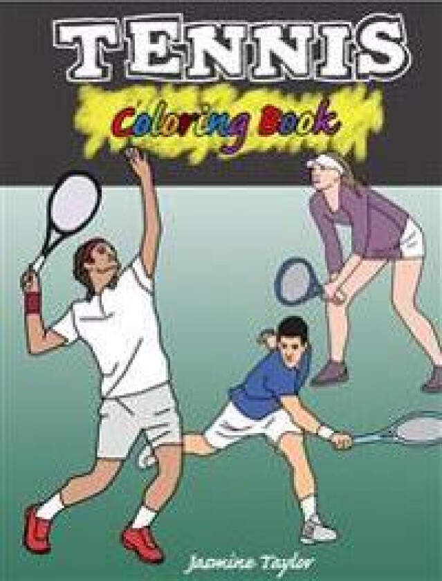 Tennis Coloring Book
