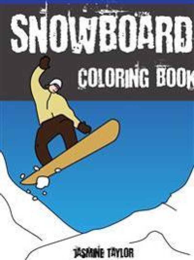 Snowboard Coloring Book