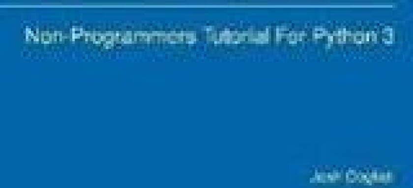 Non-Programmers Tutorial For Python 3