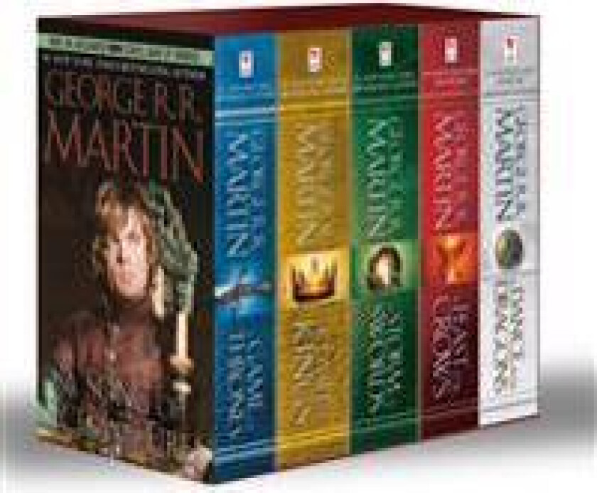 George R. R. Martin's a Game of Thrones 5-Book Boxed Set (Song of Ice and Fire Series): A Game of Thrones, a Clash of Kings, a Storm of Swords, a Feas