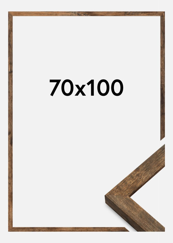 Ramme Fiorito Akrylglass Washed Oak 70x100 Cm