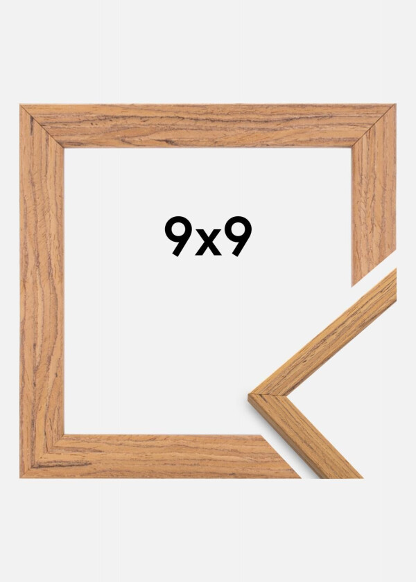 Ramme Edsbyn Teak 9x9 Cm