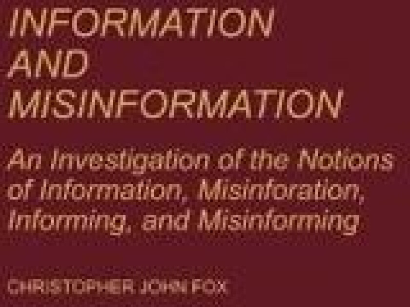 Information and Misinformation