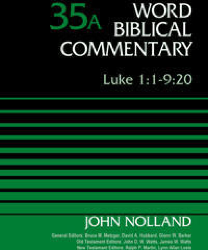 Luke 1:1-9:20, Volume 35A