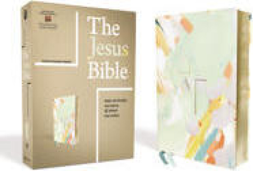 The Jesus Bible Artist Edition, ESV, Leathersoft, Multi-color/Teal