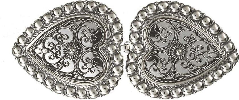 Beltespenne i 830 oksidert sølv