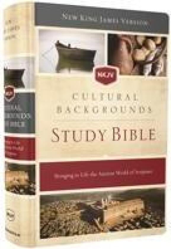 NKJV, Cultural Backgrounds Study Bible, Hardcover, Red Letter