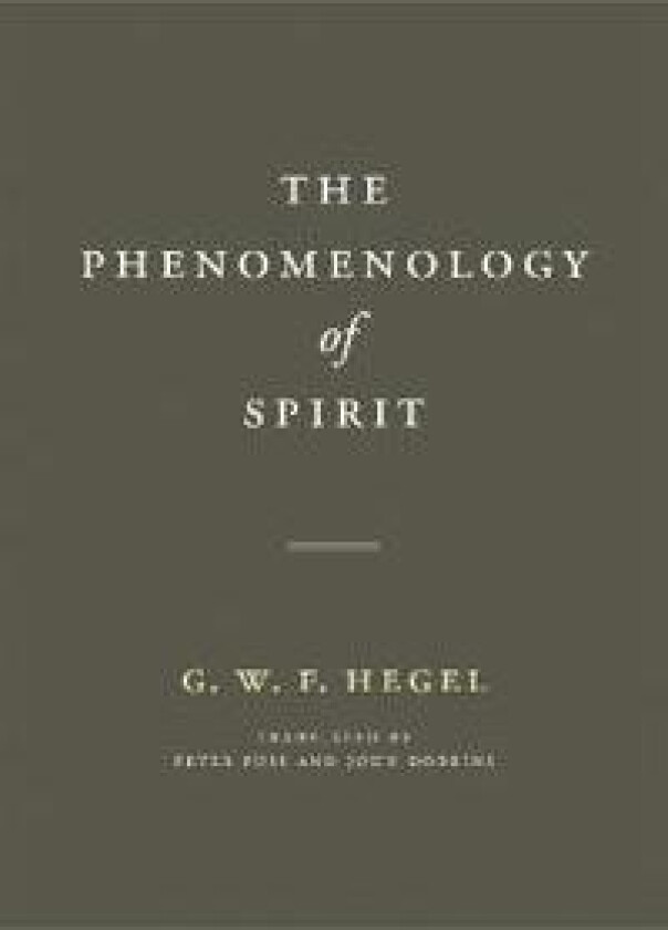 The Phenomenology of Spirit