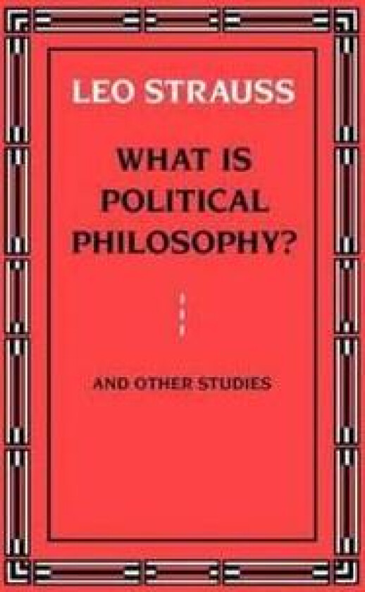 What is Political Philosophy?