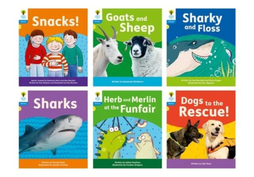 Oxford Reading Tree: Floppy&#039;s Phonics Decoding Practice: Oxford Level 3: Mixed Pack of 6 av Paul Shipton, Suzannah Ditchburn, Jan Burchett, Sara