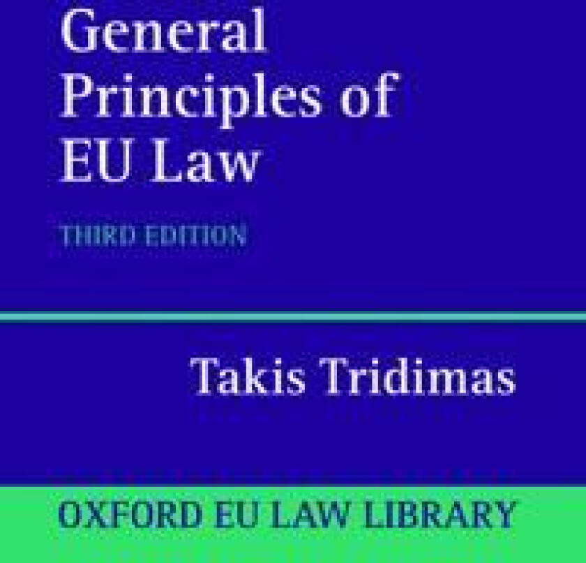 The General Principles of EU Law