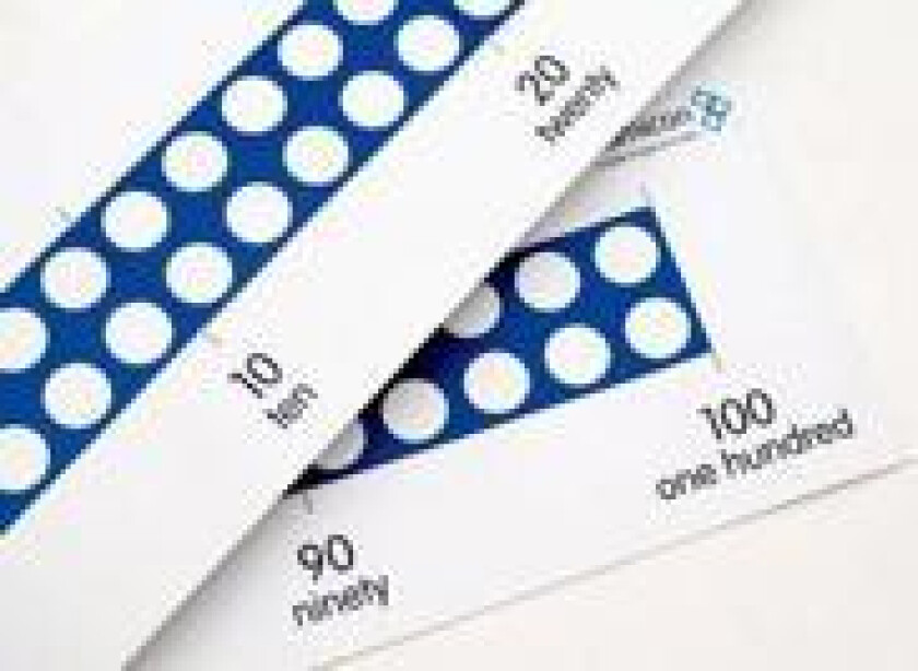 Numicon: 10s Number Line