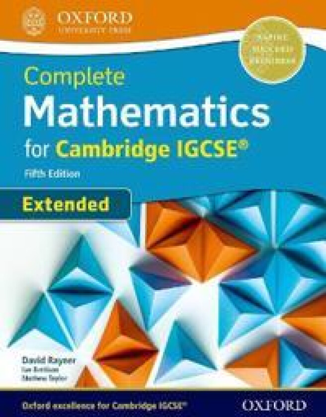 Complete Mathematics for Cambridge IGCSE® Student Book (Extended)