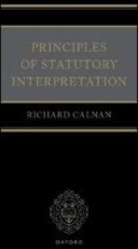 Principles of Statutory Interpretation