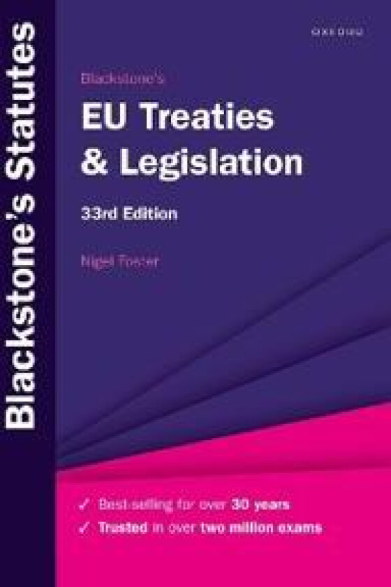 Blackstone's EU Treaties & Legislation