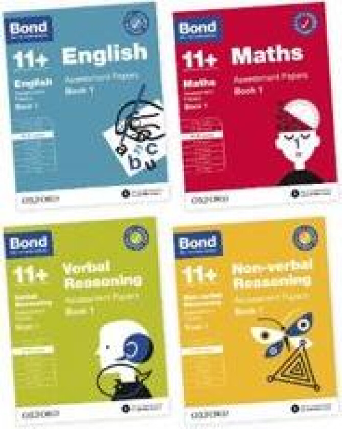 BOND 11+ English, Maths, Non-verbal Reasoning, Verbal Reasoning: Assessment Papers: Ready for the 2024 exams