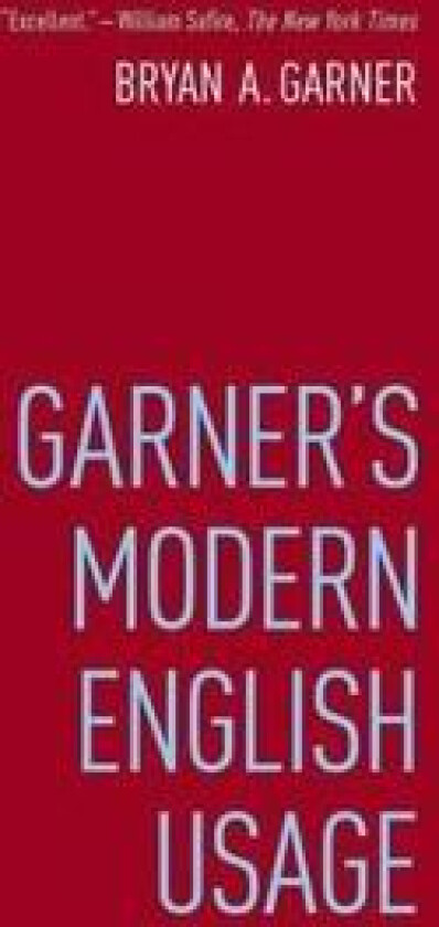 Garner's Modern English Usage