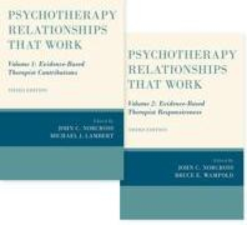 Psychotherapy Relationships that Work, 2 vol set