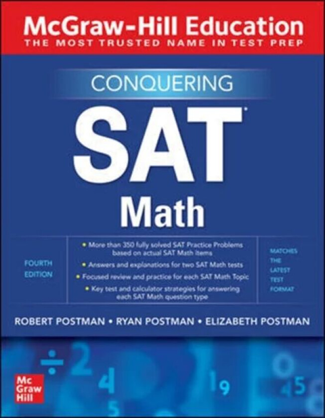 McGraw Hill Conquering SAT Math, Fourth Edition av Robert Postman, Ryan Postman, Elizabeth Postman
