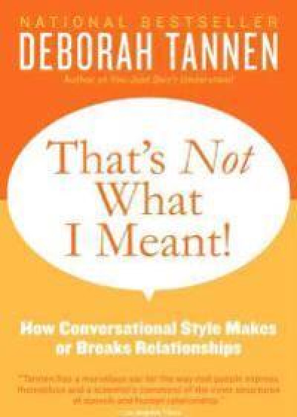 That's Not What I Meant!: How Conversational Style Makes or Breaks Relationships
