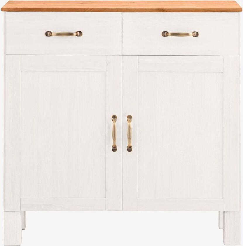 Skjenk Alby 2 dører/2 skuffer, Hvit