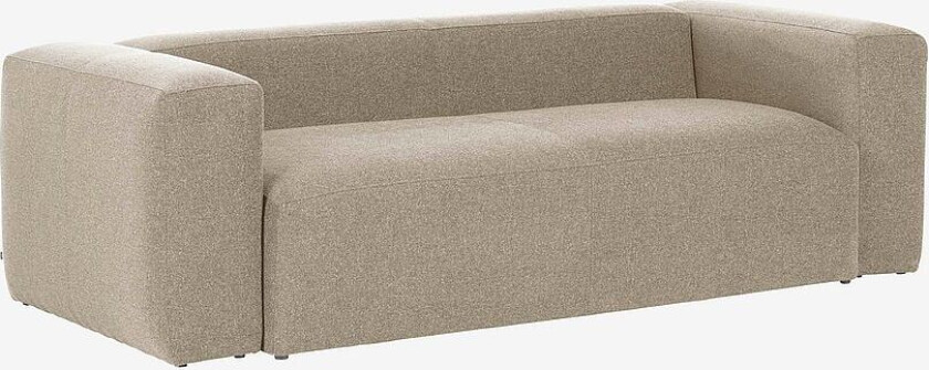 Soffa Blok 2-sits i chenille, Beige