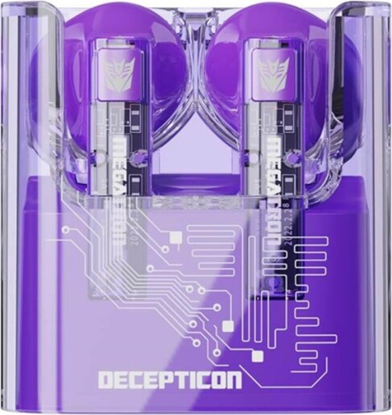 TWS TF-T08 headphones (purple)