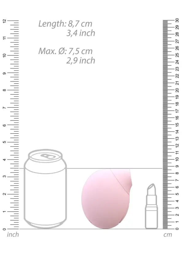 Seductive - Rosa Lufttrykksvibrator