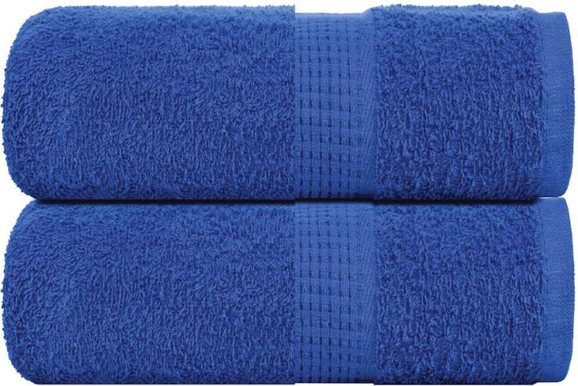 Såpehåndklær 2 stk blå 30x30 cm 360 g/m2 100 % bomull