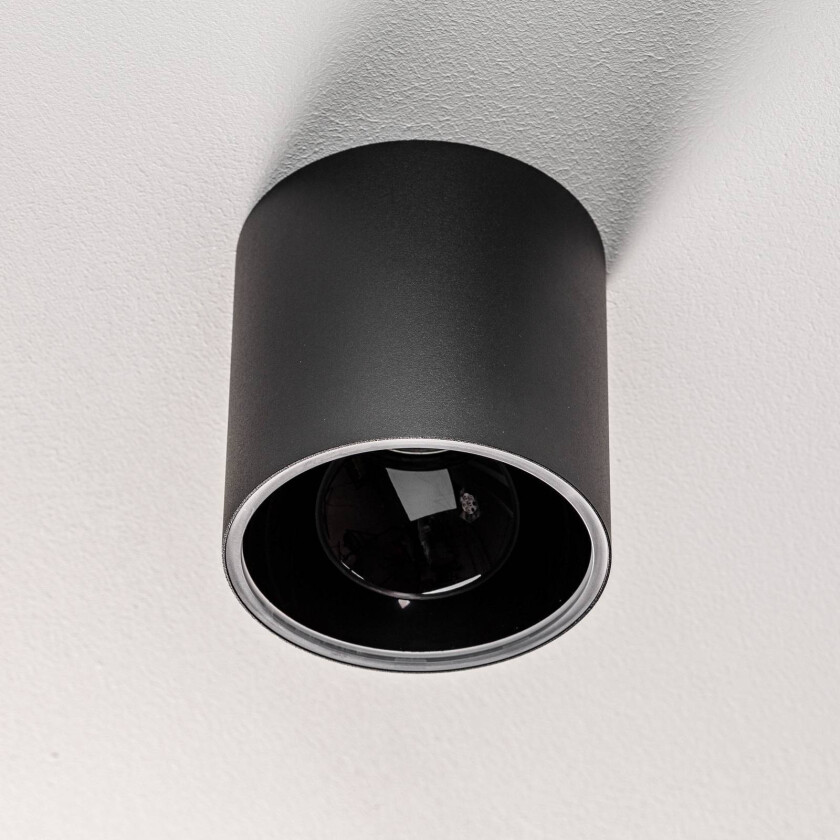 Downlight Halo, svart/svart