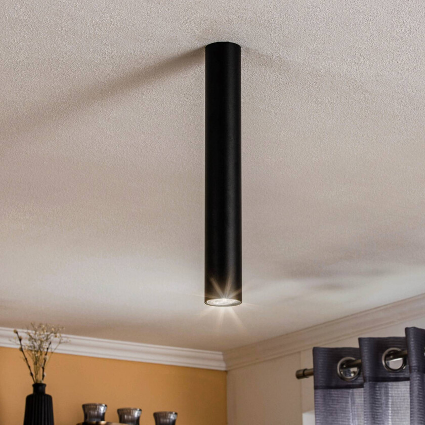 Eye takspotlight, høyde 40 cm, svart