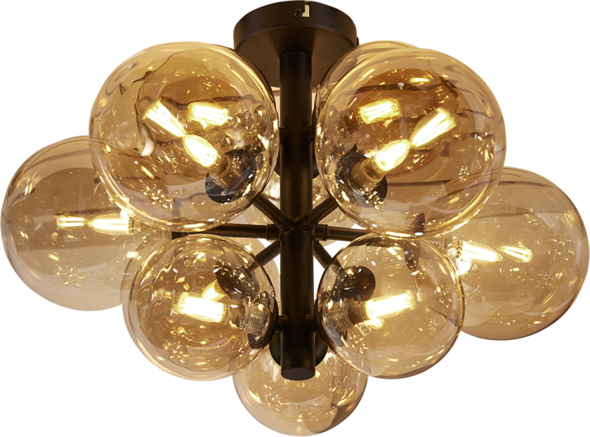 Oscar taklampe 50 cm - Amber