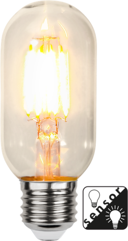 4W E27 LED med sensor 2100K 45mm - Klar