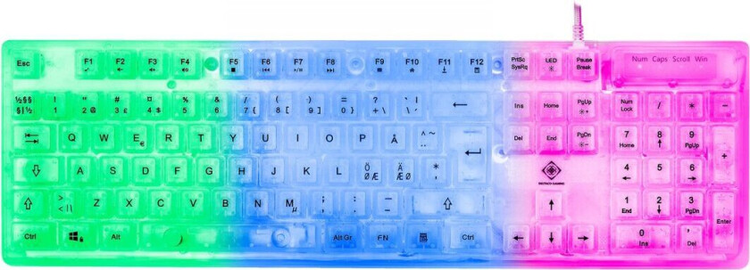 Dk250 Rgb Gaming Tastatur - Transparent